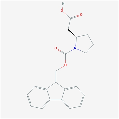 (R)-2-(1-(((9H-Fluoren-9-yl)methoxy)carbonyl)pyrrolidin-2-yl)acetic acid