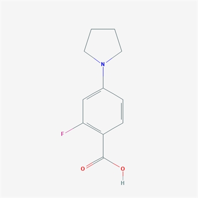 2-Fluoro-4-(pyrrolidin-1-yl)benzoic acid