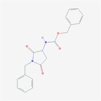 Benzyl (1-benzyl-2,5-dioxopyrrolidin-3-yl)carbamate
