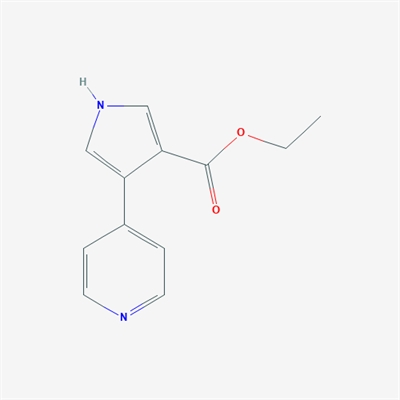 Ethyl 4-(pyridin-4-yl)-1H-pyrrole-3-carboxylate