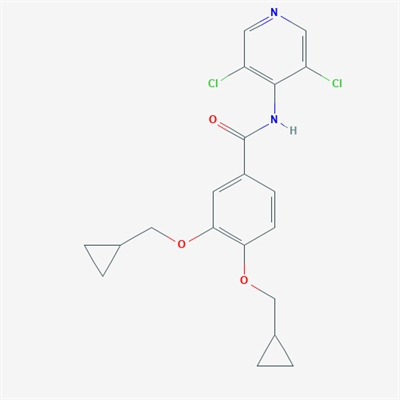3,4-Bis(cyclopropylmethoxy)-N-(3,5-dichloropyridin-4-yl)benzamide