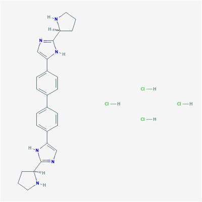 4,4'-Bis(2-((S)-pyrrolidin-2-yl)-1H-imidazol-5-yl)-1,1'-biphenyl tetrahydrochloride