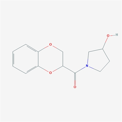 (2,3-Dihydrobenzo[b][1,4]dioxin-2-yl)(3-hydroxypyrrolidin-1-yl)methanone