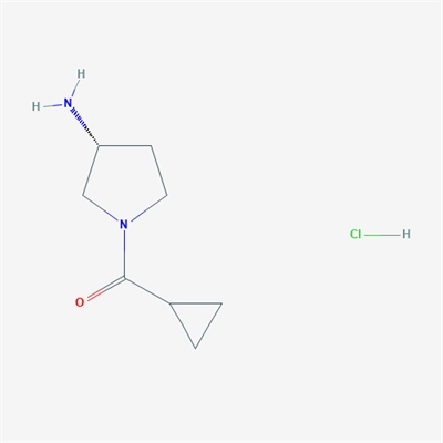 (R)-(3-Aminopyrrolidin-1-yl)(cyclopropyl)methanone hydrochloride