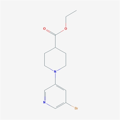 Ethyl 1-(5-bromopyridin-3-yl)piperidine-4-carboxylate