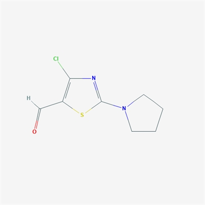 4-Chloro-2-(pyrrolidin-1-yl)thiazole-5-carbaldehyde