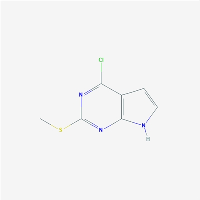 4-Chloro-2-(methylthio)-7H-pyrrolo[2,3-d]pyrimidine