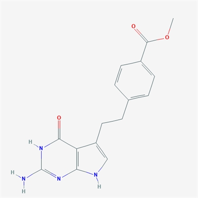 Methyl 4-(2-(2-amino-4-oxo-4,7-dihydro-3H-pyrrolo[2,3-d]pyrimidin-5-yl)ethyl)benzoate