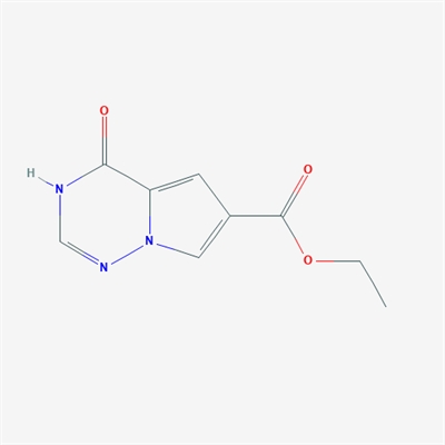 Ethyl 4-oxo-3,4-dihydropyrrolo[2,1-f][1,2,4]triazine-6-carboxylate