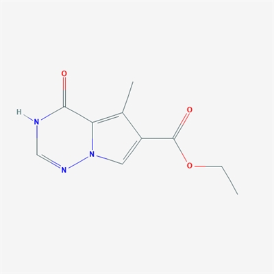 Ethyl 5-methyl-4-oxo-1,4-dihydropyrrolo[2,1-f][1,2,4]triazine-6-carboxylate