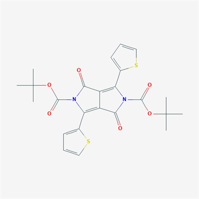 Di-tert-butyl 1,4-dioxo-3,6-di(thiophen-2-yl)pyrrolo[3,4-c]pyrrole-2,5(1H,4H)-dicarboxylate