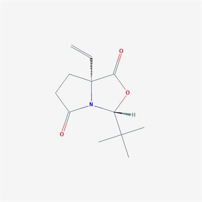 (3R,7AR)-3-(tert-butyl)-7a-vinyldihydropyrrolo[1,2-c]oxazole-1,5(3H,6H)-dione