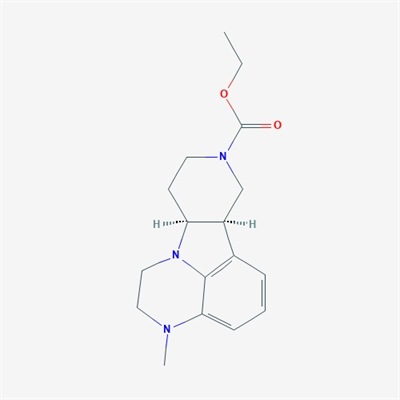 (6bR,10aS)-Ethyl 3-methyl-2,3,6b,7,10,10a-hexahydro-1H-pyrido[3',4':4,5]pyrrolo[1,2,3-de]quinoxaline-8(9H)-carboxylate