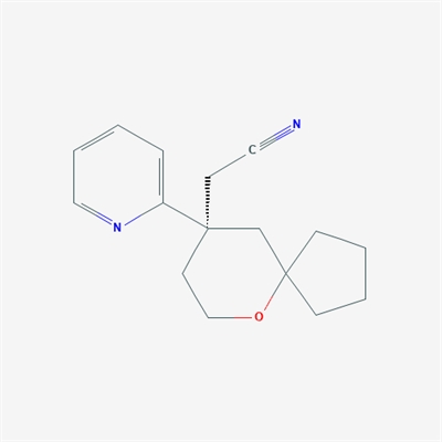 (R)-2-(9-(Pyridin-2-yl)-6-oxaspiro[4.5]decan-9-yl)acetonitrile