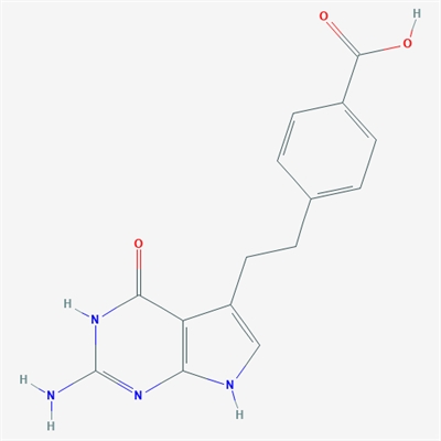 4-(2-(2-Amino-4-oxo-4,7-dihydro-1H-pyrrolo[2,3-d]pyrimidin-5-yl)ethyl)benzoic acid