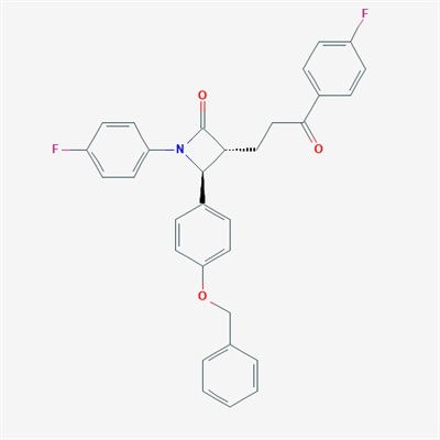 (3R,4S)-4-(4-(Benzyloxy)phenyl)-1-(4-fluorophenyl)-3-(3-(4-fluorophenyl)-3-oxopropyl)azetidin-2-one