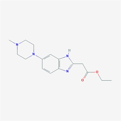 Ethyl 2-(5-(4-methylpiperazin-1-yl)-1H-benzo[d]imidazol-2-yl)acetate
