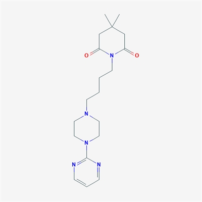 4,4-Dimethyl-1-(4-(4-(pyrimidin-2-yl)piperazin-1-yl)butyl)piperidine-2,6-dione