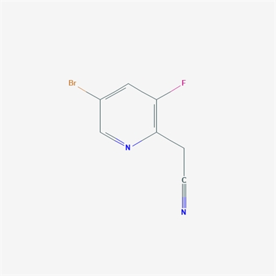 2-(5-Bromo-3-fluoropyridin-2-yl)acetonitrile