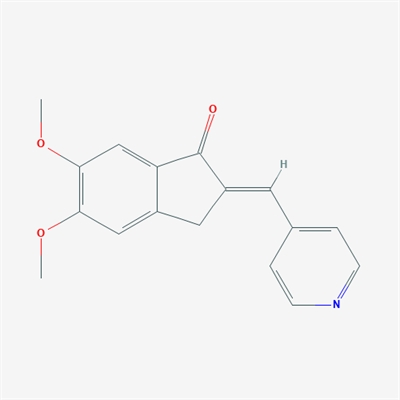 5,6-Dimethoxy-2-(pyridin-4-ylmethylene)-2,3-dihydro-1H-inden-1-one