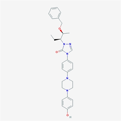 1-((2S,3S)-2-(Benzyloxy)pentan-3-yl)-4-(4-(4-(4-hydroxyphenyl)piperazin-1-yl)phenyl)-1H-1,2,4-triazol-5(4H)-one
