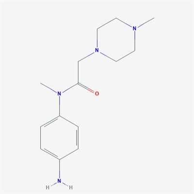 N-(4-Aminophenyl)-N-methyl-2-(4-methylpiperazin-1-yl)acetamide