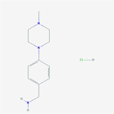 (4-(4-Methylpiperazin-1-yl)phenyl)methanamine hydrochloride