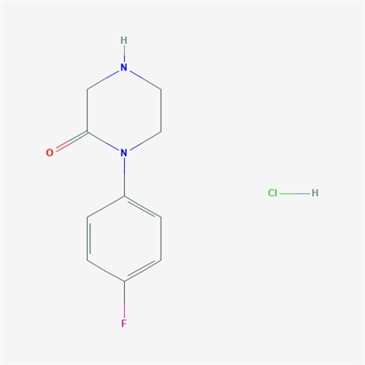1-(4-Fluorophenyl)piperazin-2-one hydrochloride