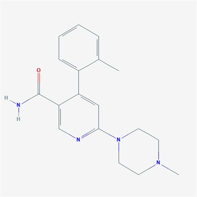 6-(4-Methylpiperazin-1-yl)-4-(o-tolyl)nicotinamide