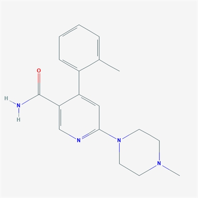 6-(4-Methylpiperazin-1-yl)-4-(o-tolyl)nicotinamide