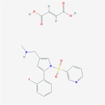 1-(5-(2-Fluorophenyl)-1-(pyridin-3-ylsulfonyl)-1H-pyrrol-3-yl)-N-methylmethanamine fumarate