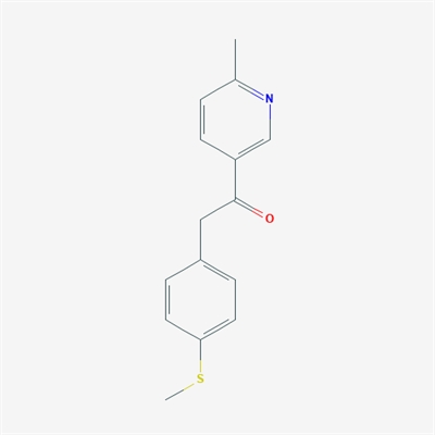 1-(6-Methylpyridin-3-yl)-2-(4-(methylthio)phenyl)ethanone