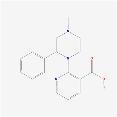 2-(4-Methyl-2-phenylpiperazin-1-yl)nicotinic acid
