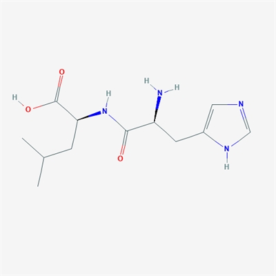(S)-2-((S)-2-Amino-3-(1H-imidazol-4-yl)propanamido)-4-methylpentanoic acid