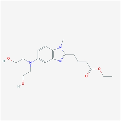 Ethyl 4-(5-(bis(2-hydroxyethyl)amino)-1-methyl-1H-benzo[d]imidazol-2-yl)butanoate