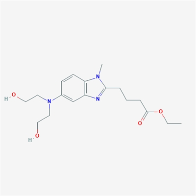 Ethyl 4-(5-(bis(2-hydroxyethyl)amino)-1-methyl-1H-benzo[d]imidazol-2-yl)butanoate