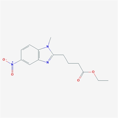 Ethyl 4-(1-methyl-5-nitro-1H-benzo[d]imidazol-2-yl)butanoate