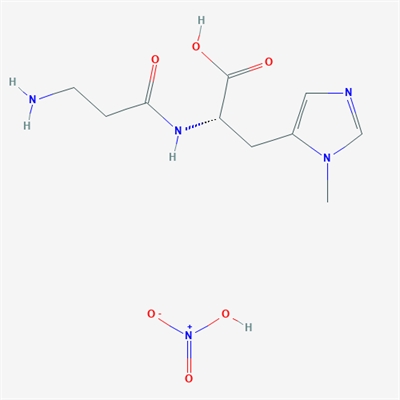 (S)-2-(3-Aminopropanamido)-3-(1-methyl-1H-imidazol-5-yl)propanoic acid compound with nitric acid (1:x)