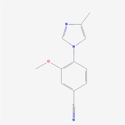 3-Methoxy-4-(4-methyl-1H-imidazol-1-yl)benzonitrile