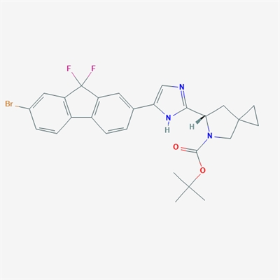 (S)-tert-Butyl 6-(5-(7-bromo-9,9-difluoro-9H-fluoren-2-yl)-1H-imidazol-2-yl)-5-azaspiro[2.4]heptane-5-carboxylate