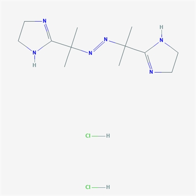 1,2-Bis(2-(4,5-dihydro-1H-imidazol-2-yl)propan-2-yl)diazene dihydrochloride