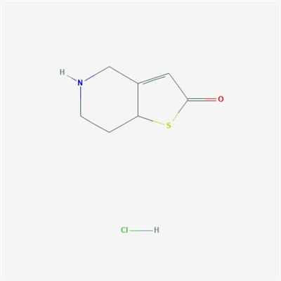 5,6,7,7a-Tetrahydrothieno[3,2-c]pyridin-2(4H)-one hydrochloride