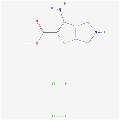Methyl 3-amino-5,6-dihydro-4H-thieno[2,3-c]pyrrole-2-carboxylate dihydrochloride