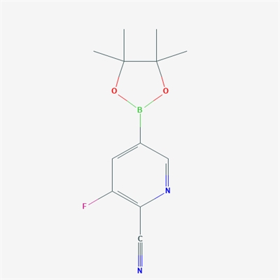 3-Fluoro-5-(4,4,5,5-tetramethyl-1,3,2-dioxaborolan-2-yl)picolinonitrile