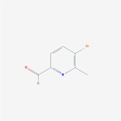 5-Bromo-6-methylpicolinaldehyde