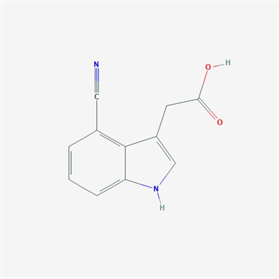 2-(4-Cyano-1H-indol-3-yl)acetic acid