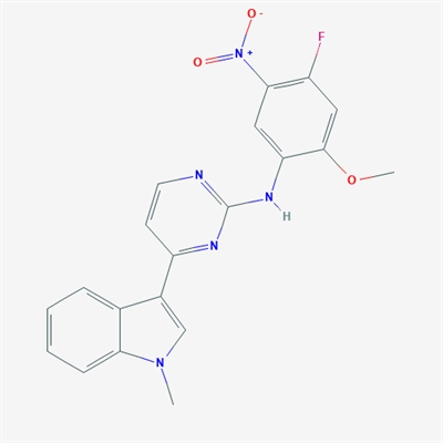 N-(4-Fluoro-2-methoxy-5-nitrophenyl)-4-(1-methyl-1H-indol-3-yl)pyrimidin-2-amine