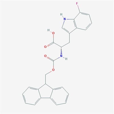 (S)-2-((((9H-Fluoren-9-yl)methoxy)carbonyl)amino)-3-(7-fluoro-1H-indol-3-yl)propanoic acid