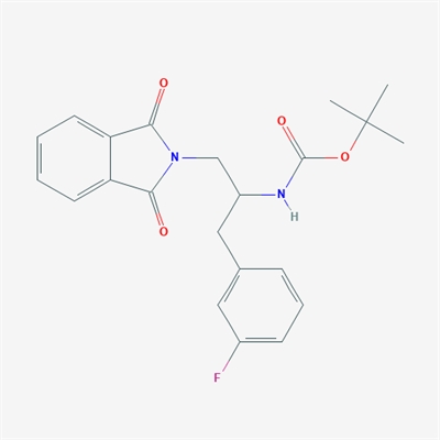 (S)-tert-Butyl (1-(1,3-dioxoisoindolin-2-yl)-3-(3-fluorophenyl)propan-2-yl)carbamate