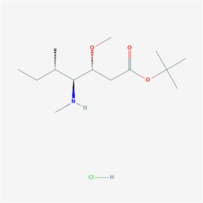 (3R,4S,5S)-tert-butyl 3-Methoxy-5-Methyl-4-(MethylaMino)heptanoate hydrochloride